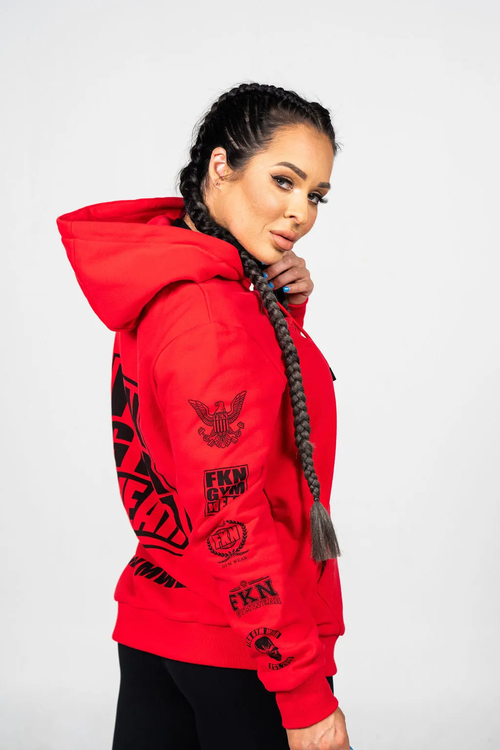 Heist | Women's Gym Hoodie | Red