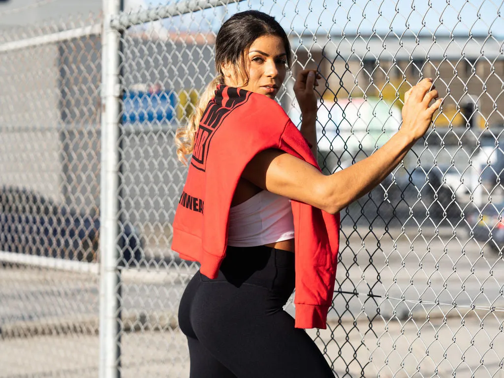 Heist | Women's Gym Hoodie | Red