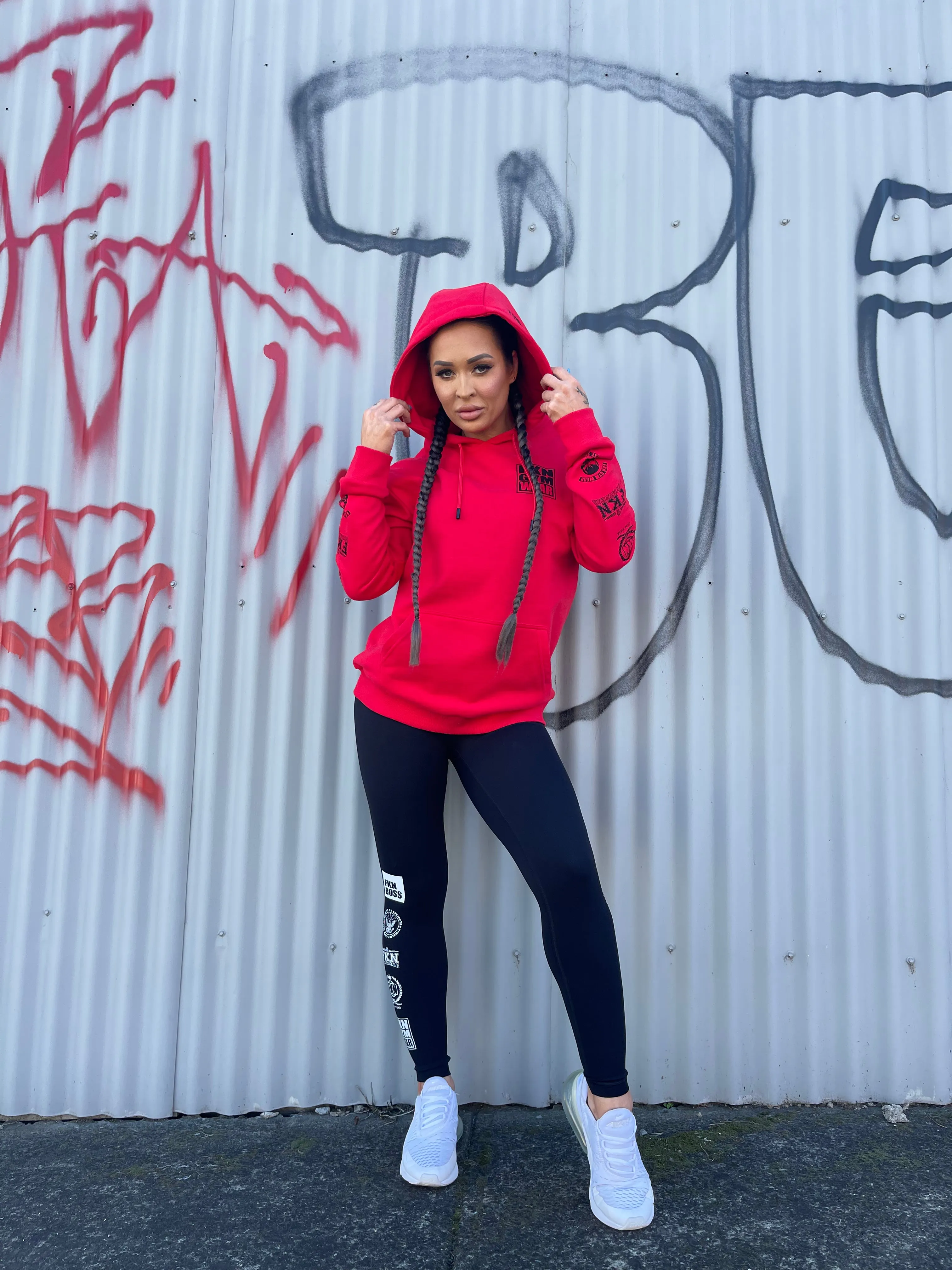 Heist | Women's Gym Hoodie | Red