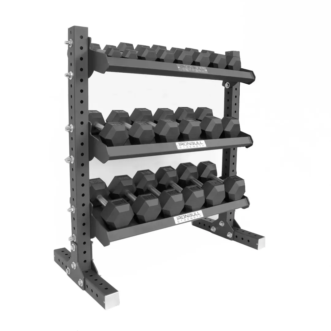 Hex Dumbbell Set With Rack | 5-50LB   3-Tier