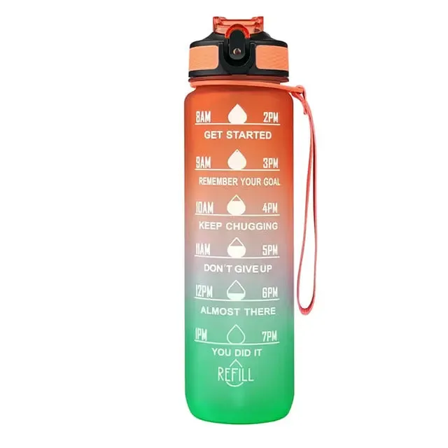 Hydration Progress Marker Water Bottle