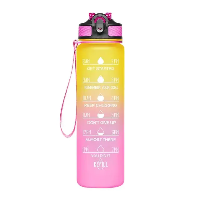 Hydration Progress Marker Water Bottle