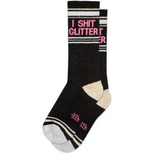 I Shit Glitter Gym Socks