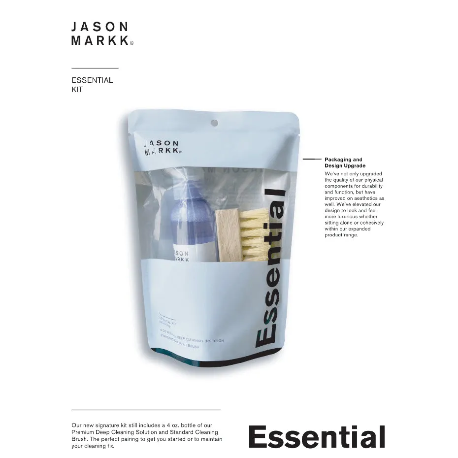 Jason Markk Essential Shoe Cleaning Kit (Brush   Cleaner)