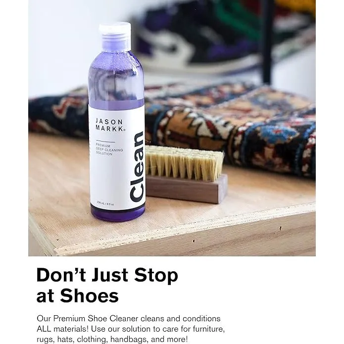 Jason Markk Essential Shoe Cleaning Kit (Brush   Cleaner)