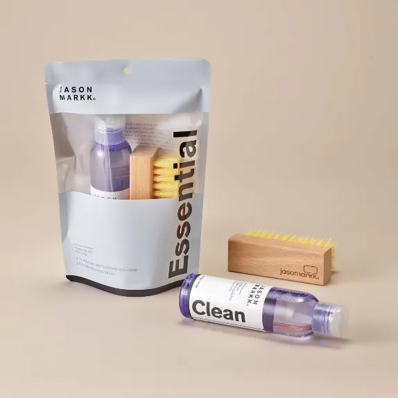 Jason Markk Essential Shoe Cleaning Kit (Brush   Cleaner)