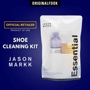 Jason Markk Essential Shoe Cleaning Kit (Brush   Cleaner)