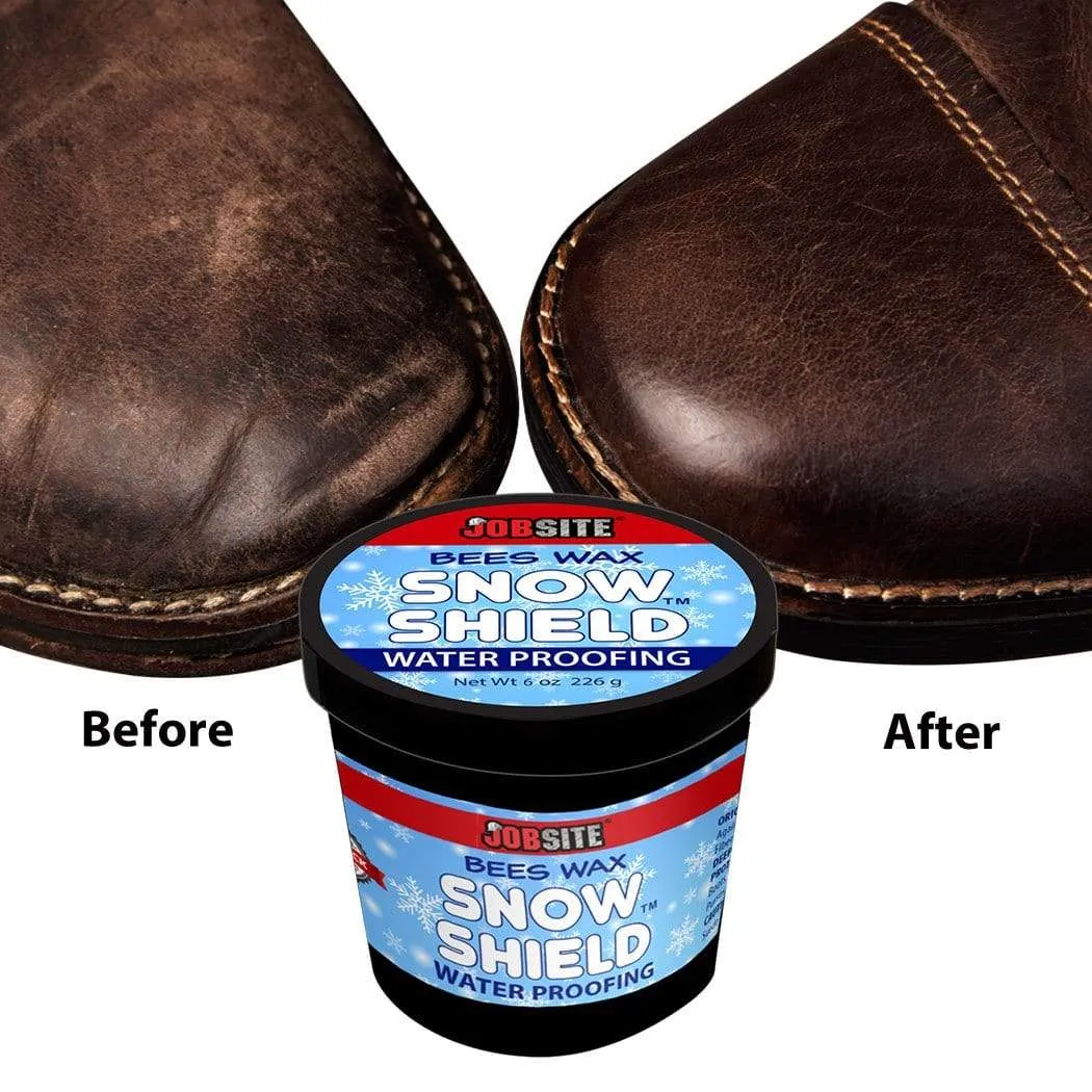 JobSite Snow Shield Waterproof Beeswax - Original Formula - Leather Protector - 6 oz