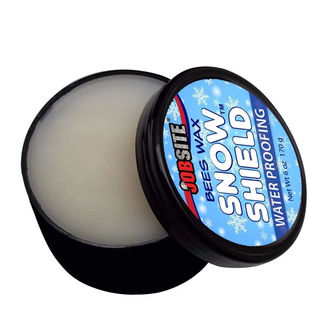 JobSite Snow Shield Waterproof Beeswax - Original Formula - Leather Protector - 6 oz