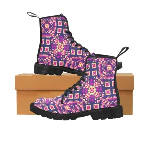 Kaleidoscope Bleu Boots for Women (Black)