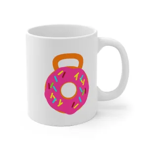 kettle donut - funny gym mug ,gym lover,gym rat,gift for bodybuilder -fitness mug -