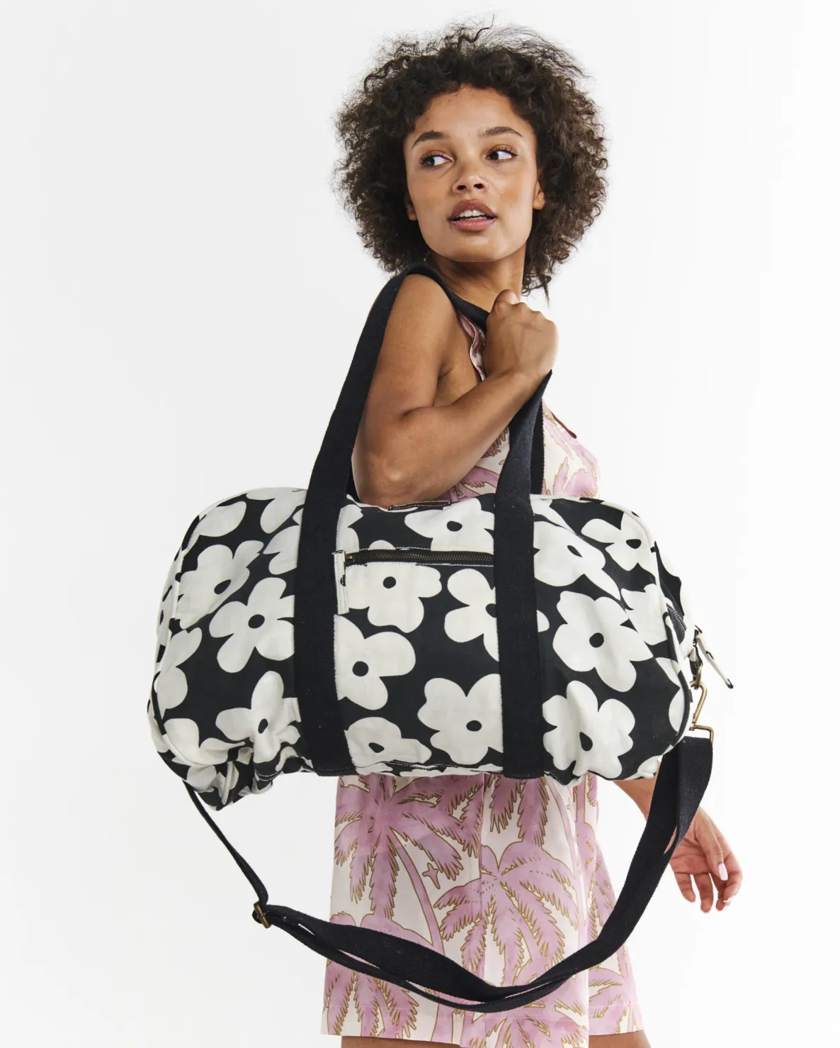 Kip & Co Flower Face Duffle Bag