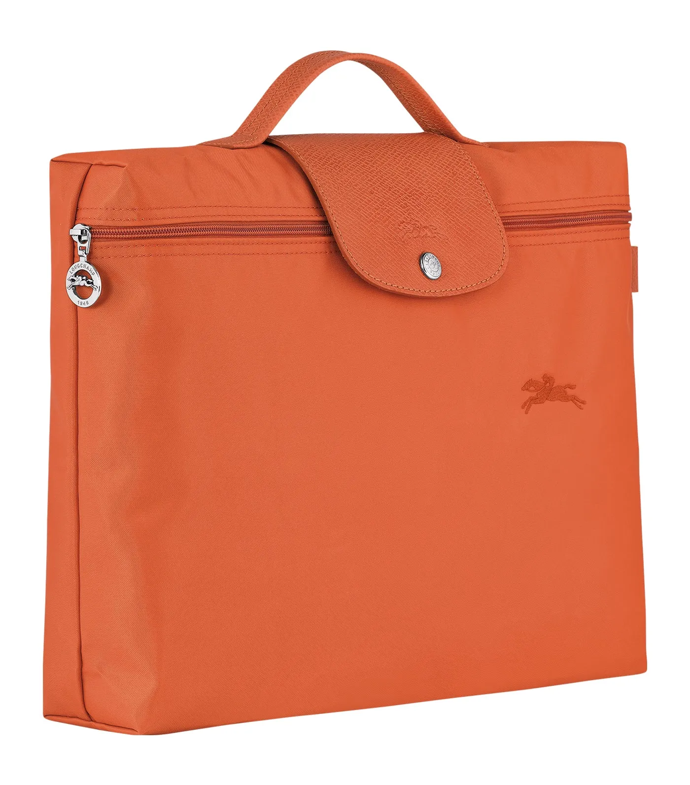 Le Pliage Green Briefcase S Carrot