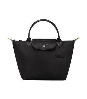 Le Pliage Green Top Handle Bag Black