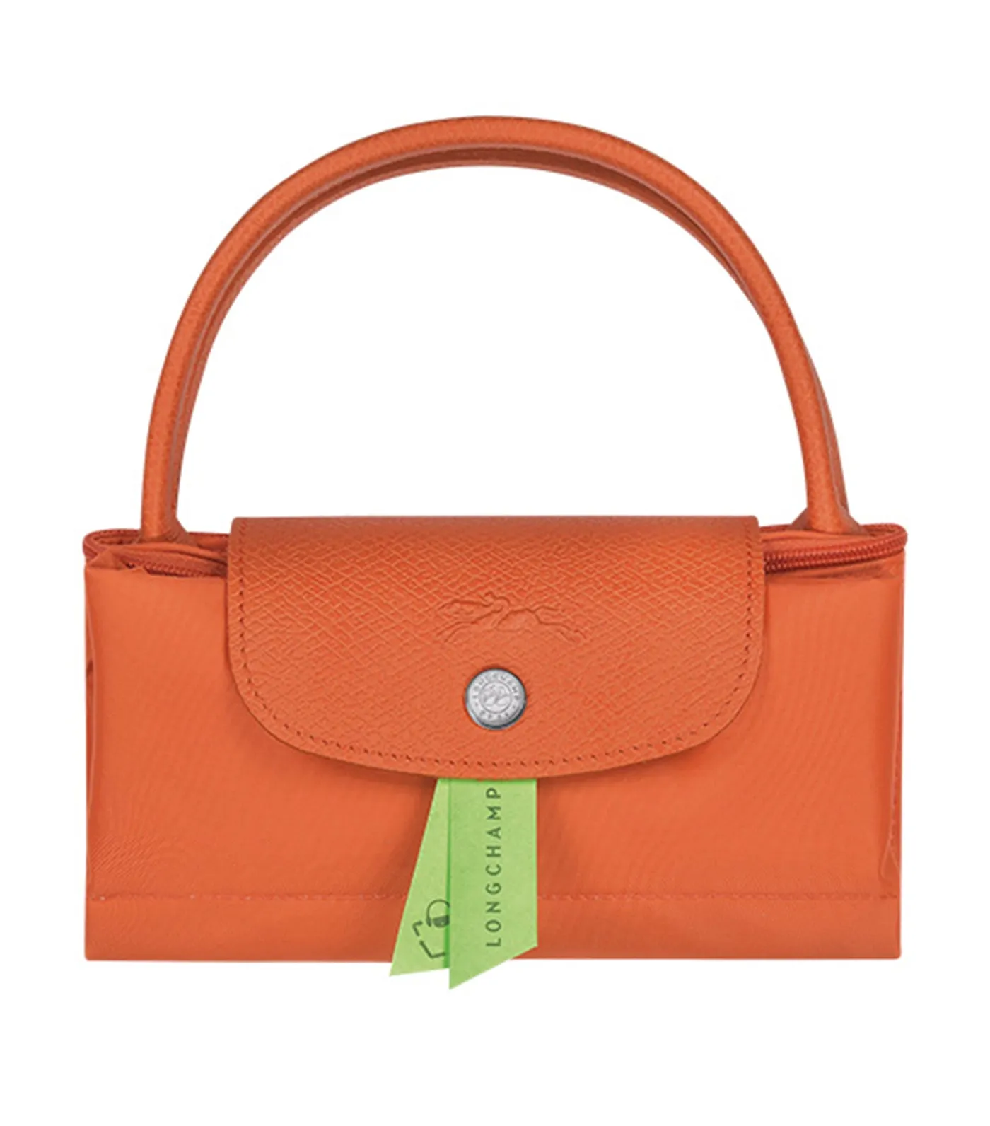 Le Pliage Green Top Handle Bag S Carrot