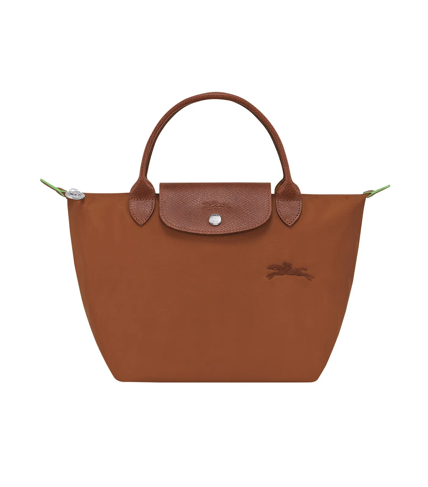 Le Pliage Green Top Handle Bag S Cognac