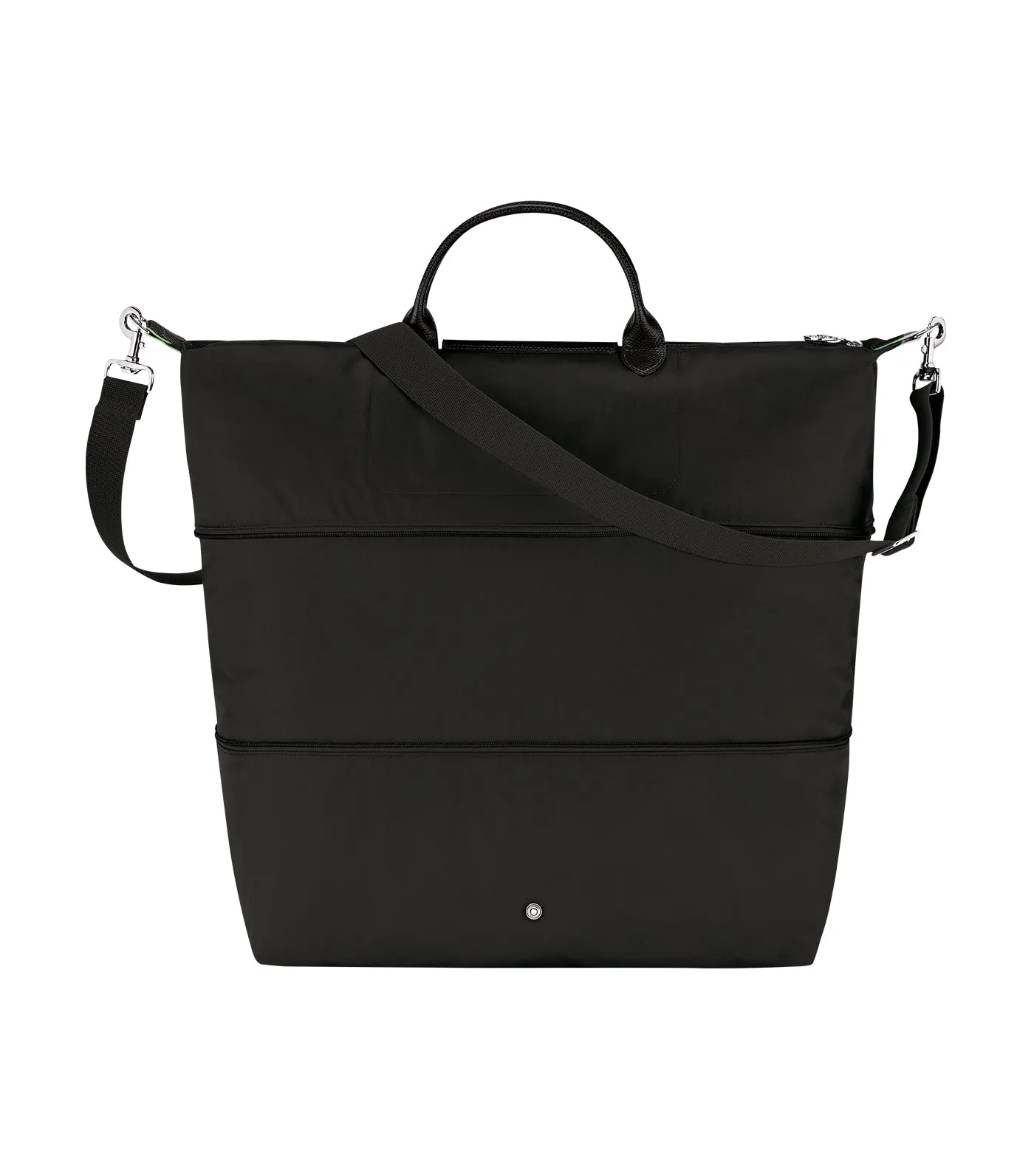 Le Pliage Green Travel Bag Expandable Black