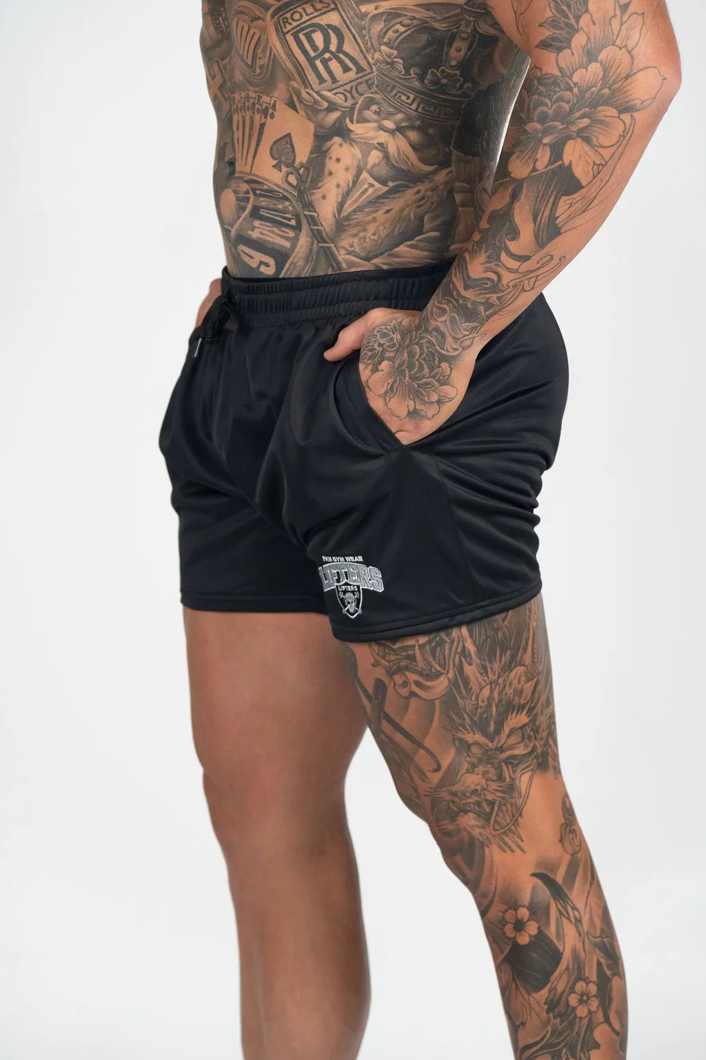 LIFTERS | Relentless 2.0 | Men's Gym Shorts | Black