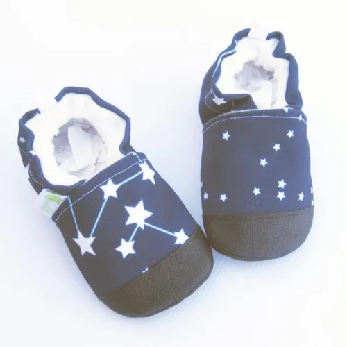 Little Pitterpat Constellations Eco-Canvas Non-Slip Soft Sole Shoes