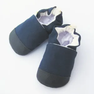 Little Pitterpat Navy Canvas Non-Slip Soft Sole Shoes