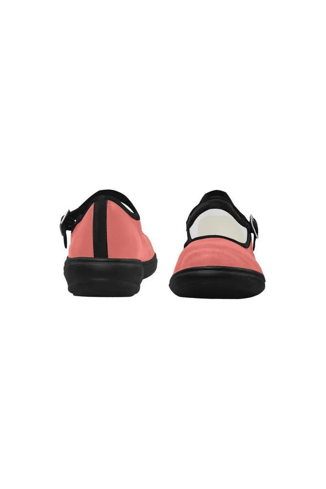 Living Coral Mila Satin Women's Mary Jane Shoes (Model 4808)