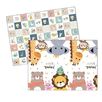 Lucky Baby Tell Me A Story™ Educative XPE Dual FOLDABLE Mats - Happy Family (10mm)