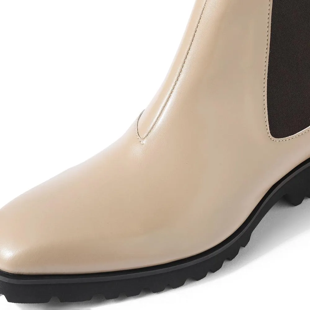 Marcos Featherlite - Beige Chelsea Boots