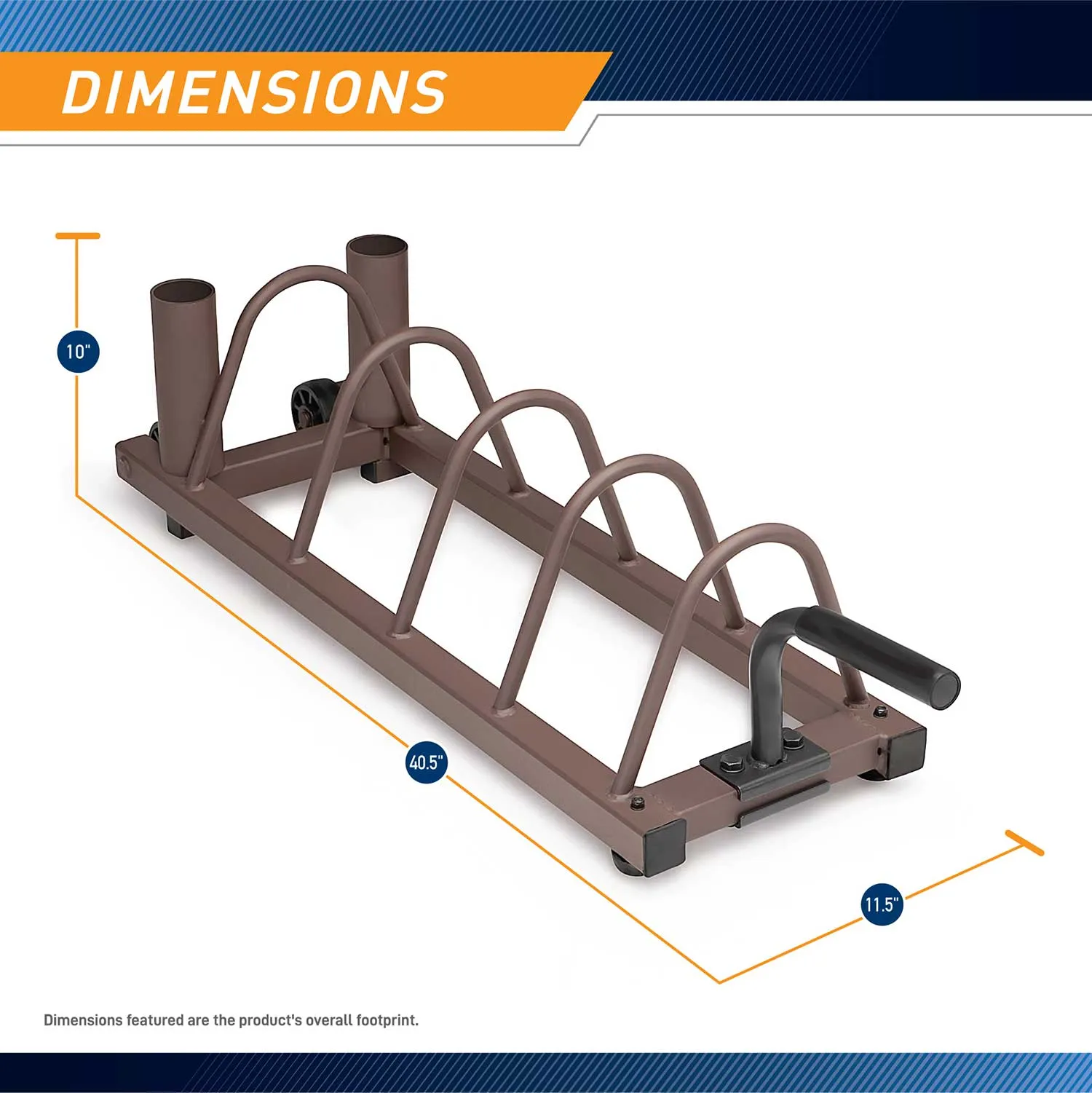 Marcy Horizontal Plate Rack | SteelBody STB-0130