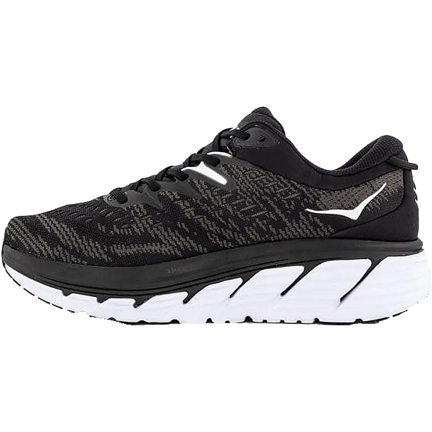 Men's Hoka Gaviota 4 Black/White Mesh