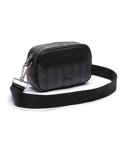 Men's The Blend Small Monogram Crossbody Bag Noir Gris