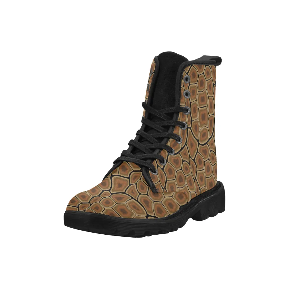 Men's Toto Turtle Print Canvas Boots