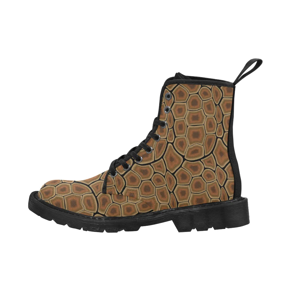 Men's Toto Turtle Print Canvas Boots