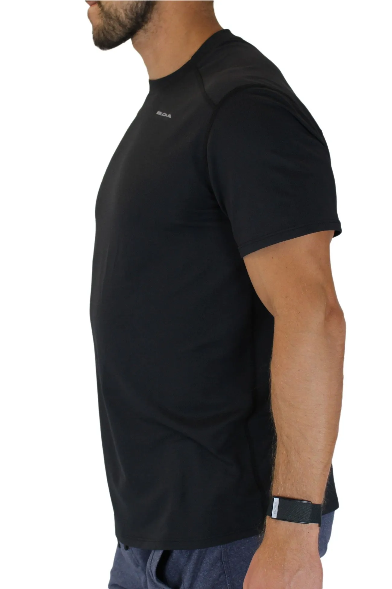 Men's Versatex Canyon S/S Running Shirt - Black