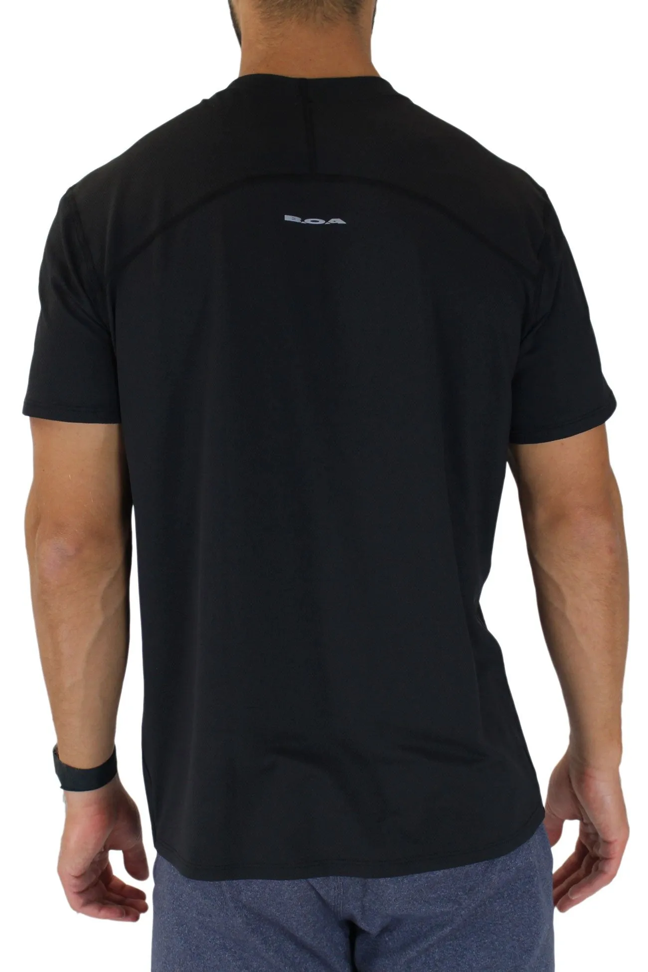 Men's Versatex Canyon S/S Running Shirt - Black