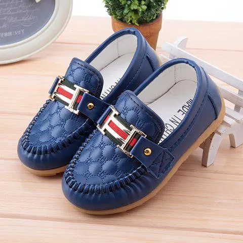 New Boy Girl Children's Slip-on Loafers Oxford Flat Shoes Kids Fashion Sneaker Baby Mocassins Running Shoes (Toddler/Little Kid)