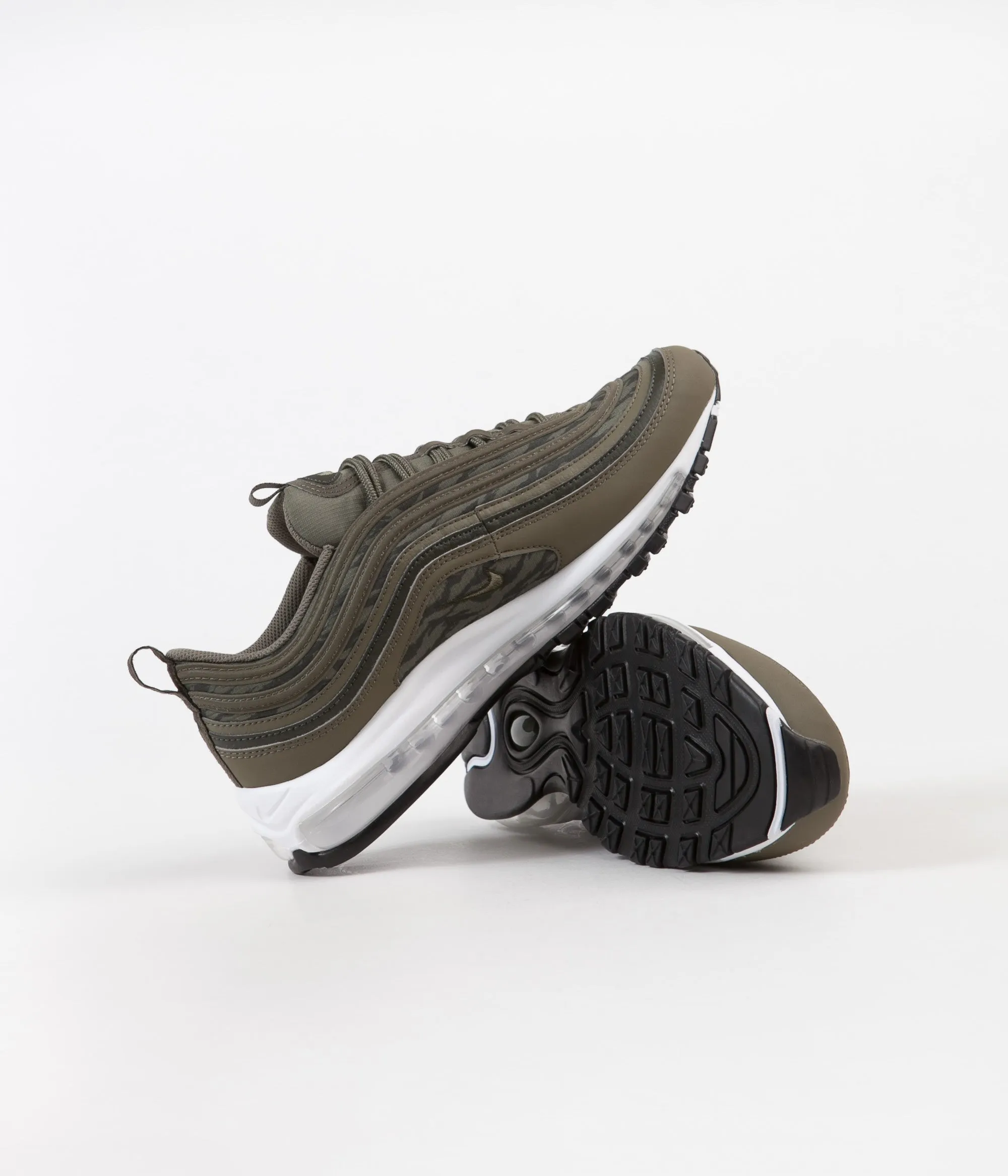 Nike Air Max 97 AOP Shoes - Medium Olive / Medium Olive - Sequoia - Black