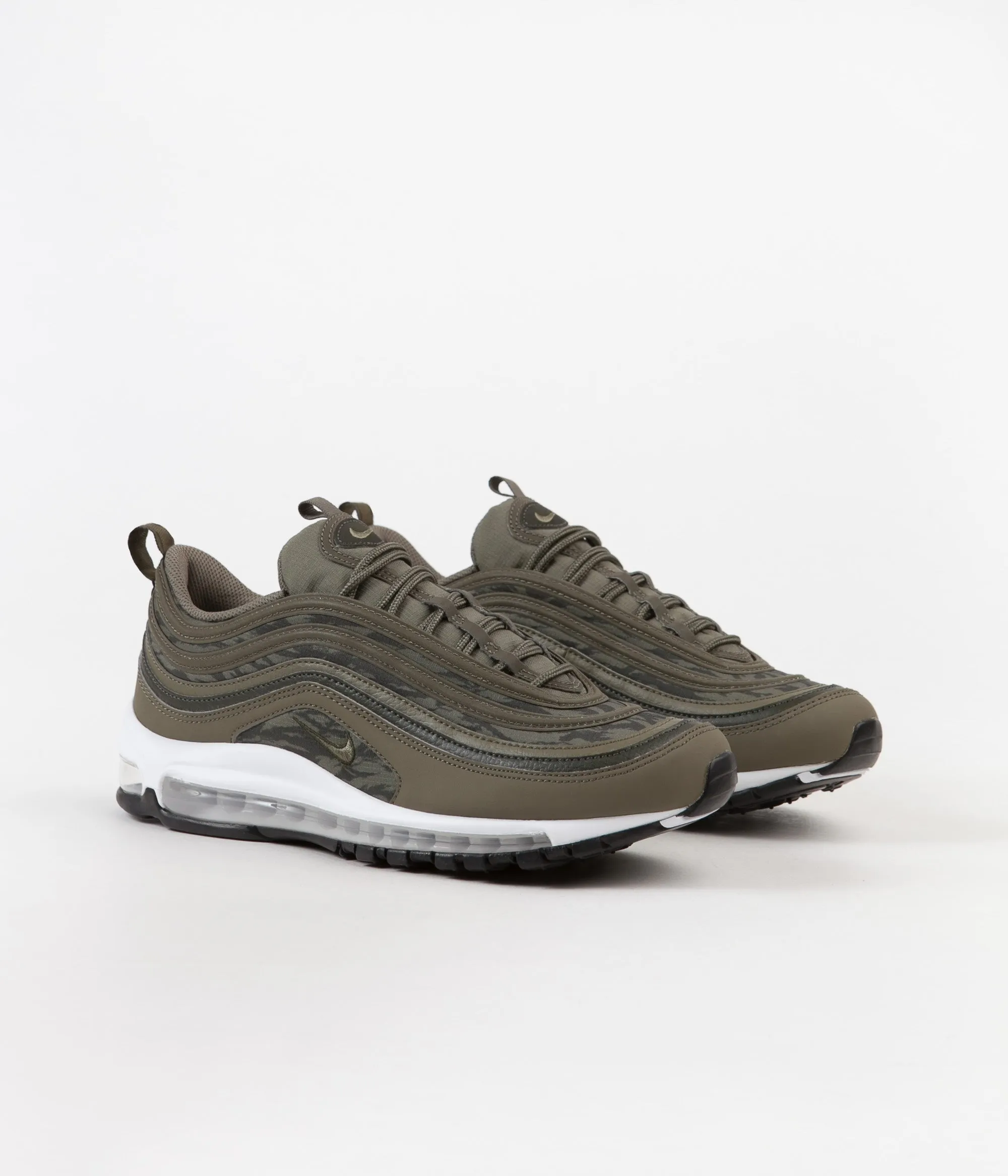 Nike Air Max 97 AOP Shoes - Medium Olive / Medium Olive - Sequoia - Black