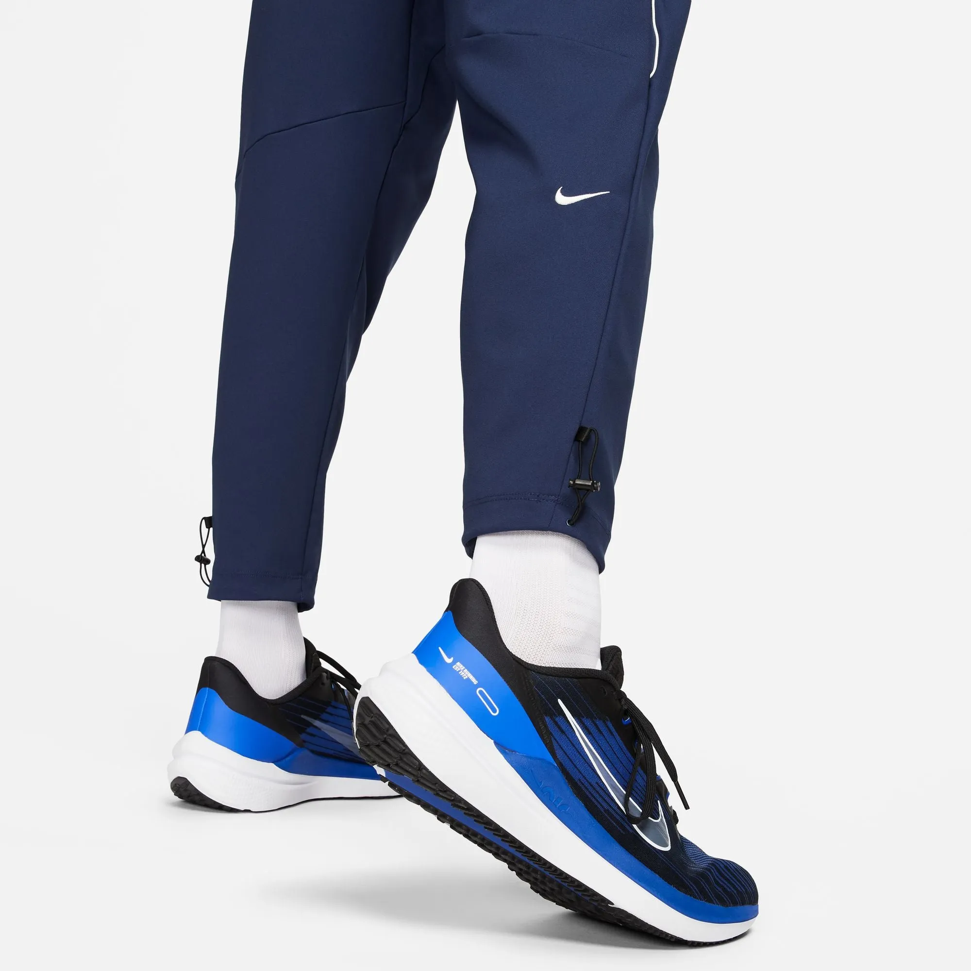 Nike Men's Dri-FIT Challenger Track Club Trousers Midnight Navy / Summit White