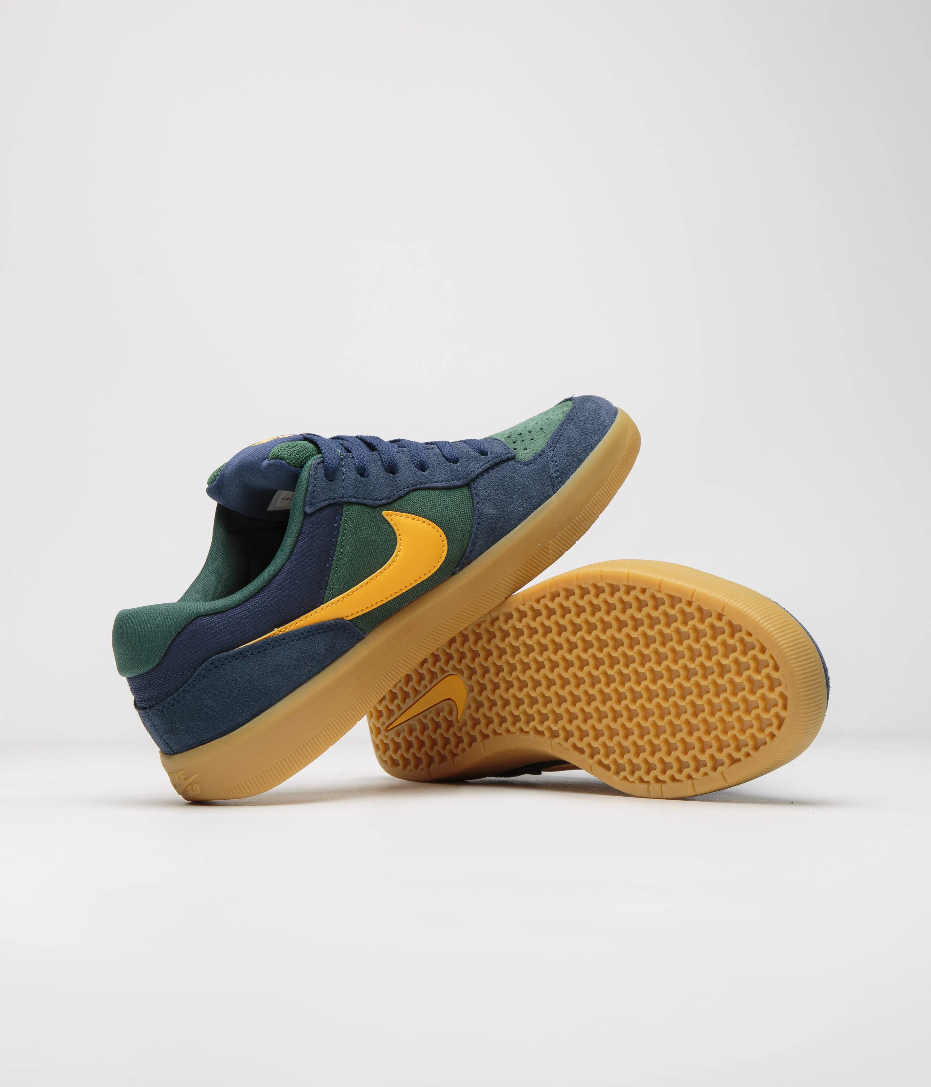 Nike SB Force 58 Shoes - Midnight Navy / University Gold - Fir