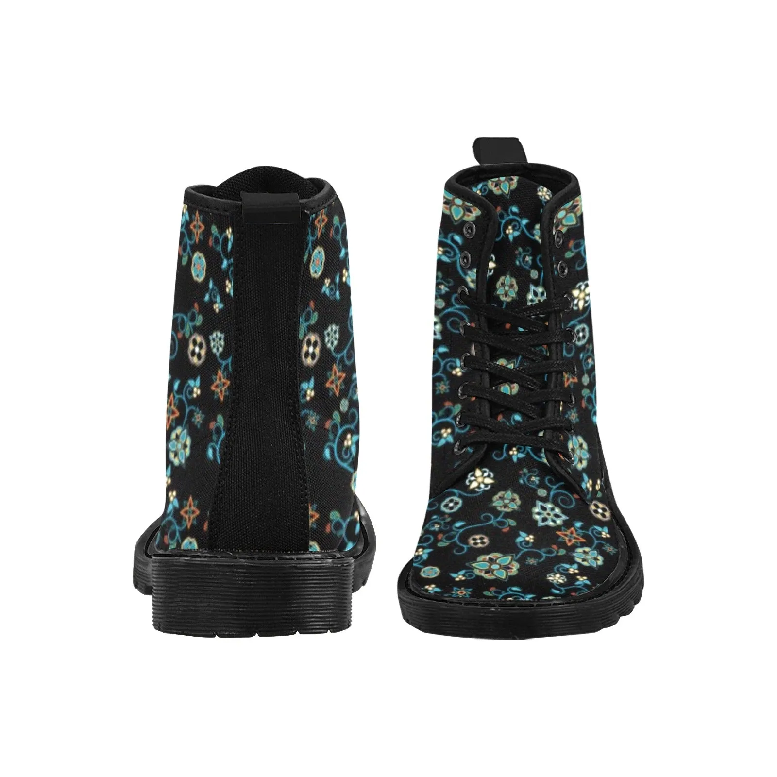 Ocean Bloom Boots for Men (Black)