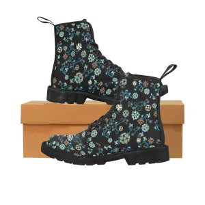 Ocean Bloom Boots for Women (Black)