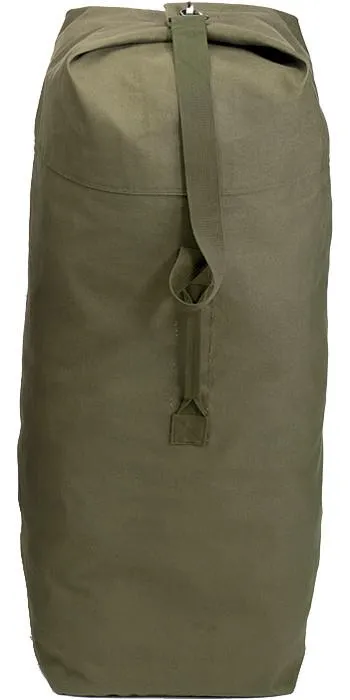 Olive Drab - Military Top Load Duffle Bag 30 in. x 50 in. - Cotton Canvas