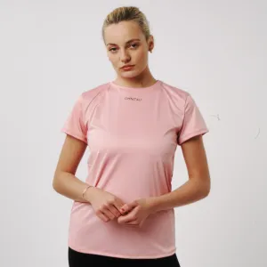 Omnitau Women's Inspire Performance Crew Neck Short Sleeve T-Shirt - Salmon Pink