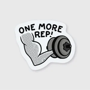 One More Rep! Sticker