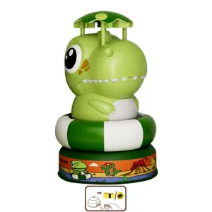 Outdoor Beach Dinosaur Sprinkler Drama Water Toys, Style: Green   1 Plug