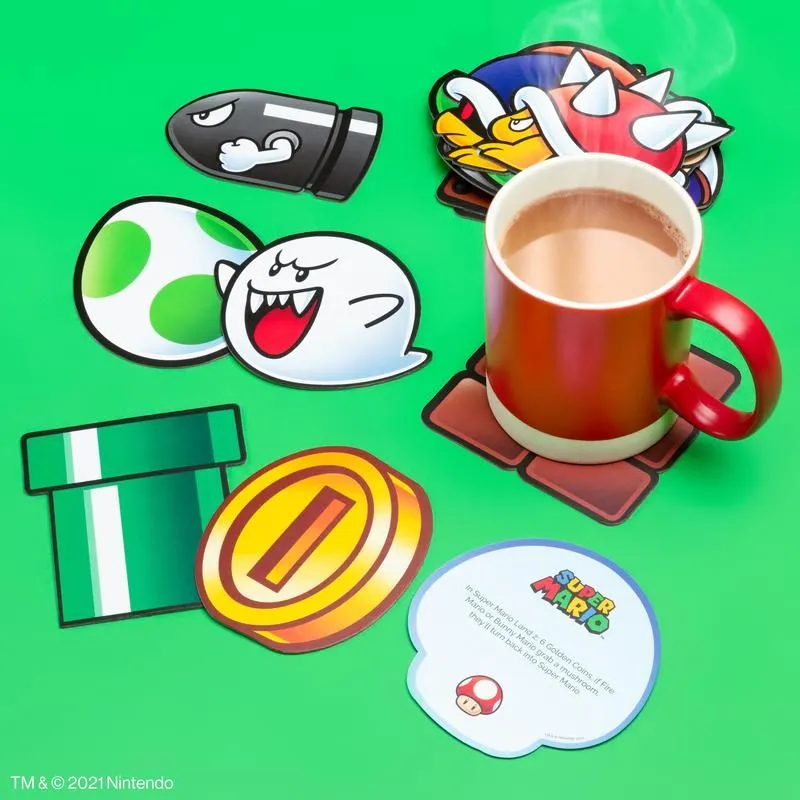 Paladone Super Mario Fun Fact Coasters