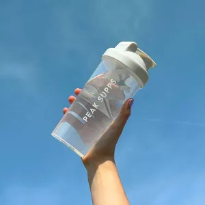 Peak Supps White Shaker 600ml (BPA Free)