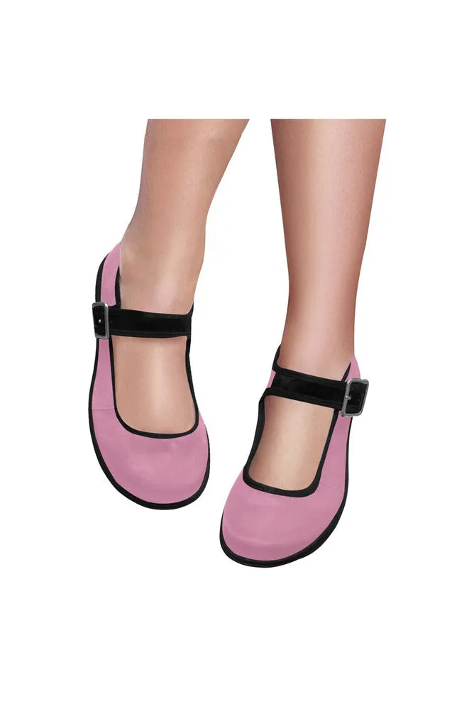 Pink Mila Satin Women's Mary Jane Shoes