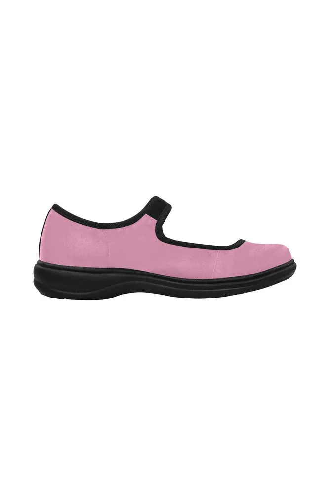 Pink Mila Satin Women's Mary Jane Shoes