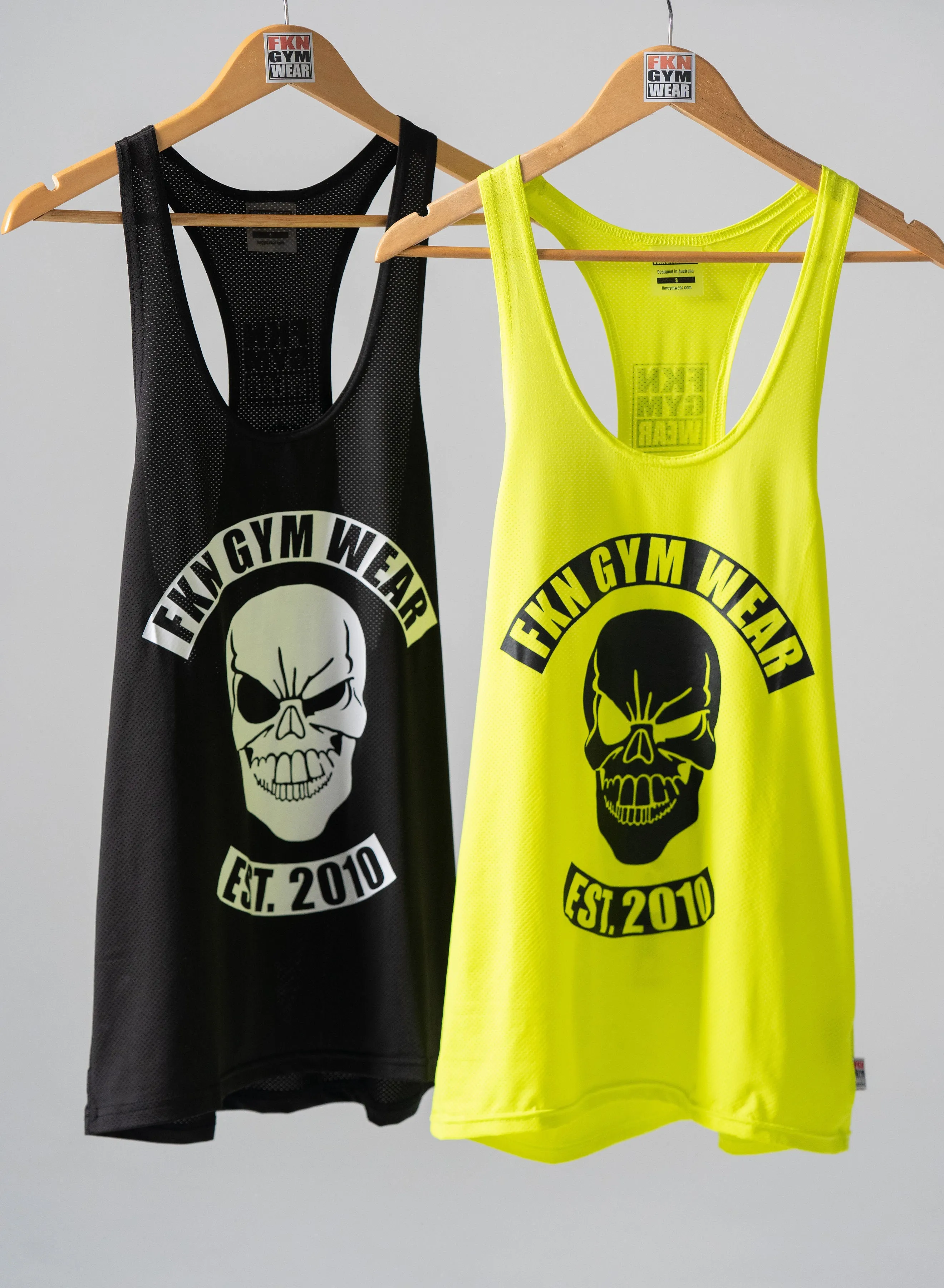 Predator | Men's Gym Stringer | Fluoro Yellow